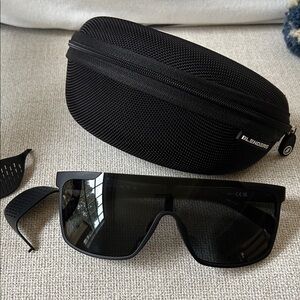 Blenders Black Sunglasses for Women Polarized